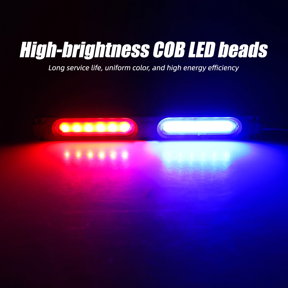 Sos Light Strobe - 赤青点滅デュアルライト LED モジュールオフロード車用オートバイ電気自動車高輝度ランプ
