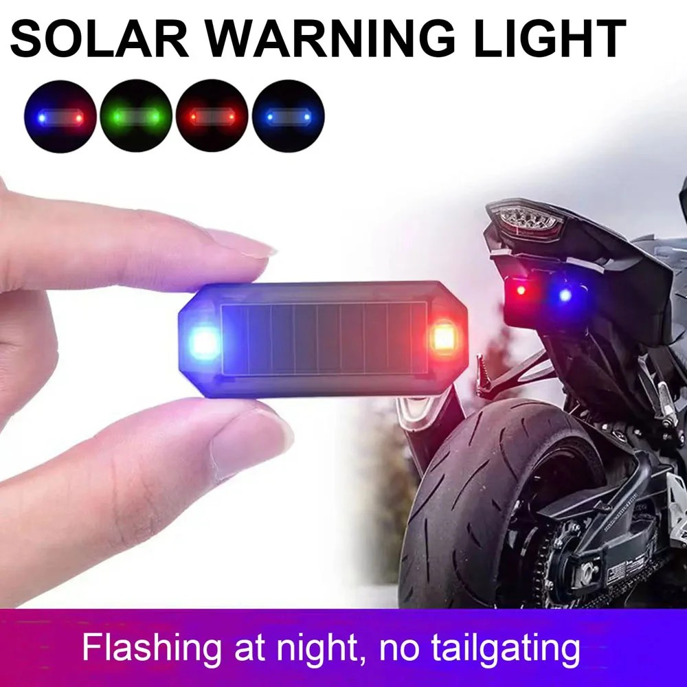 ミニ LED 太陽光発電車の警告灯夜間セキュリティ模擬警報ワ - Sos Light Strobe のレビューと価格
