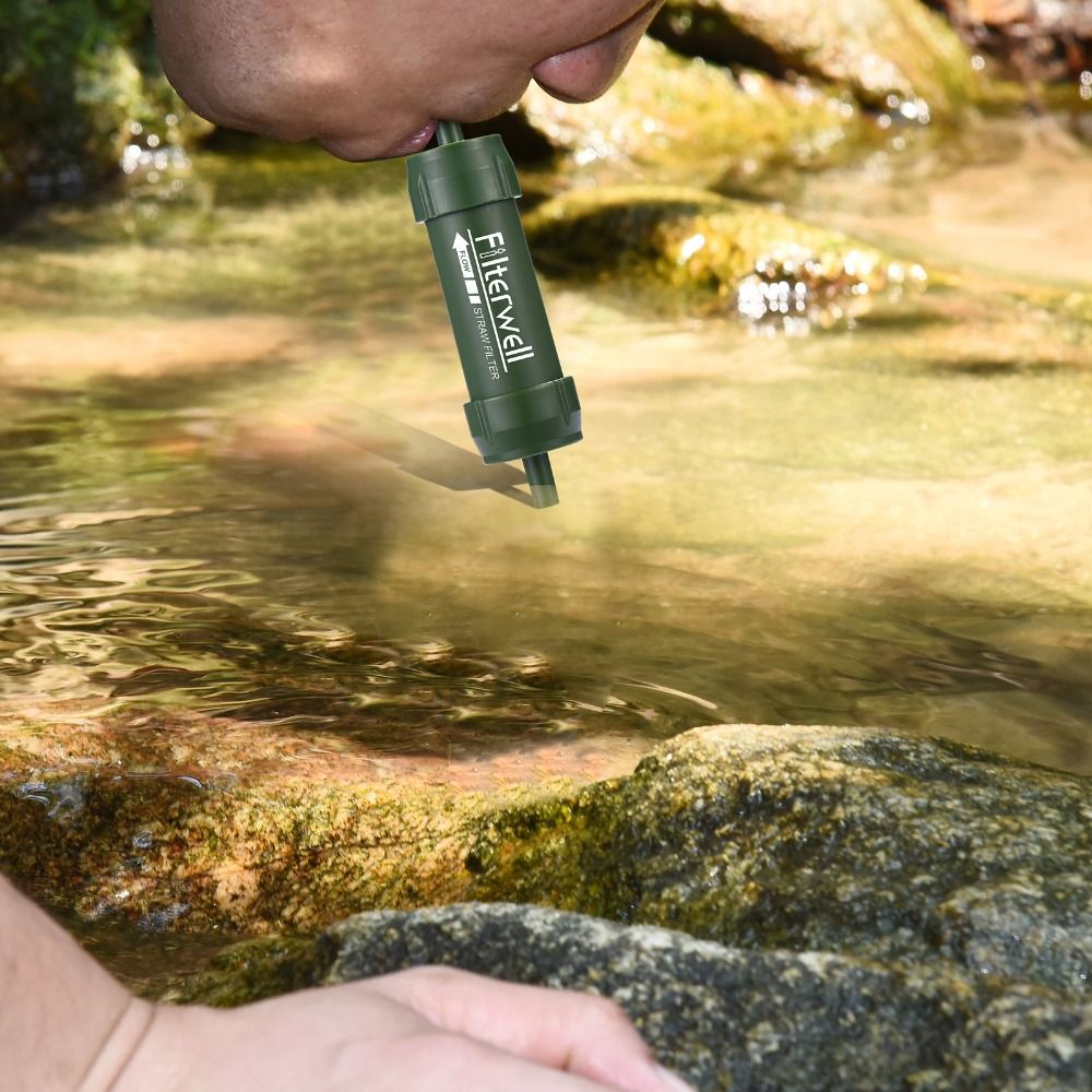 ミニミニ浄水ストロー、浄水ストロー、サバイバルTUP飲料水フ - Water Purification Straw のレビューと価格